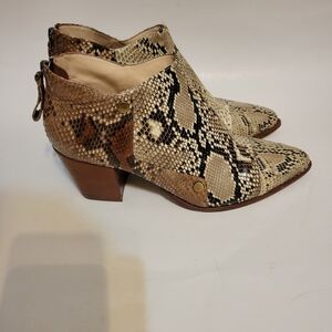 Birman Snakeskin booties